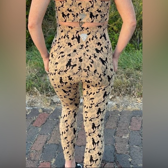 GCF Pants - GCF Vienna Textured Leggings Very Stretchy and Comfortable Size S